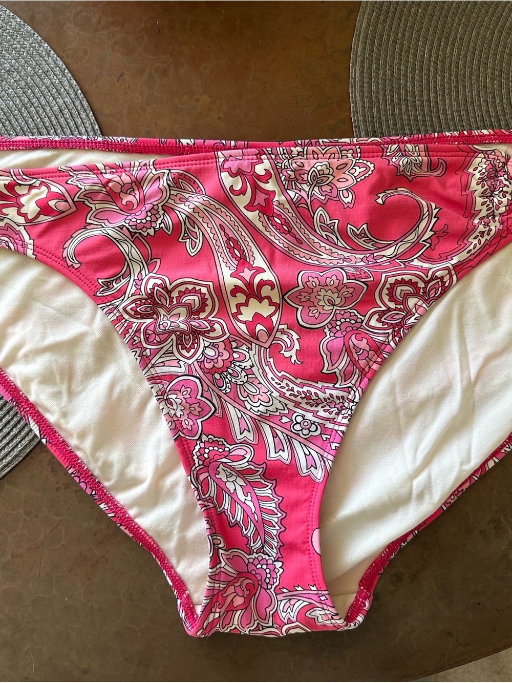 Lauren Ralph Lauren Pink Paisley Women’s Bikini Bottoms